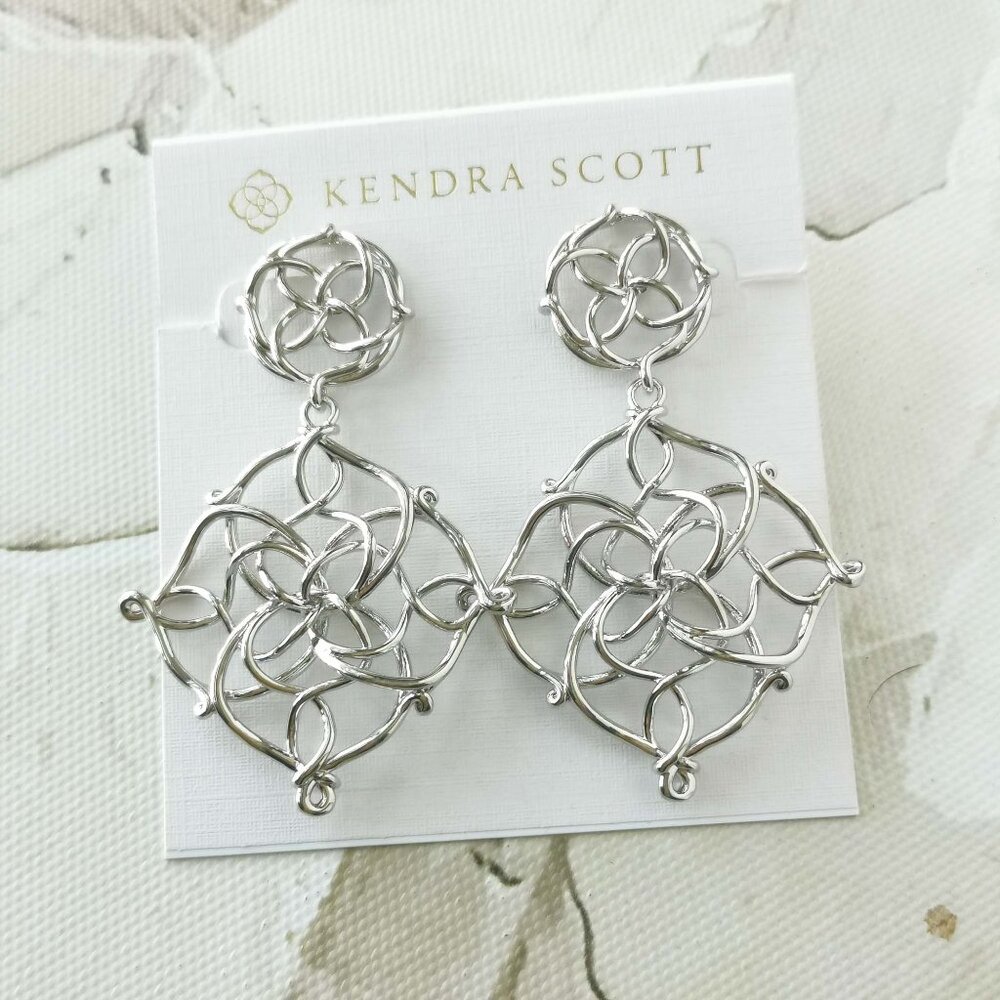 Kendra Scott | Kelly | Silver Statement Earrings